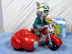 Disney Zootopia 2 Pawbert Lynxley Gary De Snake Motorcycle Sidecar Toy NEW! – L3