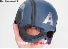 New Cattoys 1:1 Captain America Wearable Helmet Replica Cosplay Prop In Stock