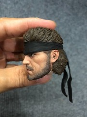 1/6 Hot Toys VGM15 Metal Gear Solid 3 Snake Head Sculpt for Action Figure