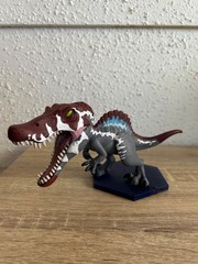Chibi Spinosaurus, 3d printed figure painted, Jurassic Park 3