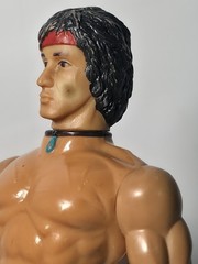 1985 Coleco John Rambo Force Of Freedom 6″ Action Figure With Accessories (T8)