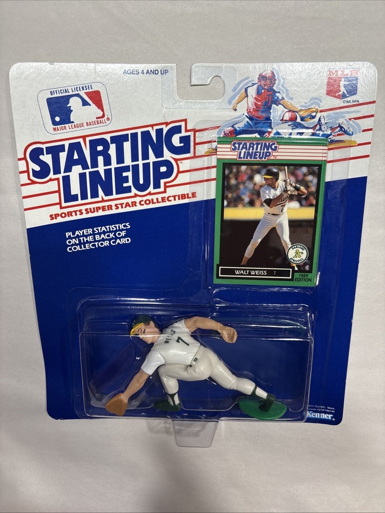 Starting Lineup 1989 Walt Weiss MLB Oakland A’s (rookie piece)
