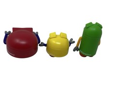 Fisher Price StoryBots Action Figures Netflix Series Set of 3 Green Yellow Red