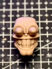 1/12 1/4 1/6 1/18 Unpainted Comics Expression Green Man Head Carved Model Toys