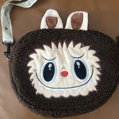 Popland Popmart Labubu Crossbody Bag Plush ~ Used ~ Very Good