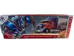 Hasbro Transformers Platinum Edition Optimus Prime & Sideswipe w/ Trailer Truck