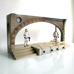 CUSTOM JABBA’S PALACE + DIAS for 3.75 IN (1:18) FIGURE DIORAMA