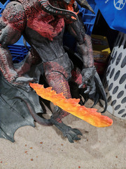 Balrog custom made sword painted almost 12 inches long (for Neca)