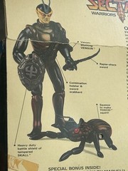 Vintage 1984 Coleco SECTAURS Warriors of Symbion SKITO and TOXCID action figure