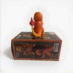 Smiling Charmander 3D Pokemon Figure Collectible Desktop Doll Ornament PVC