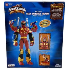 Power Rangers Dino Thunder TRIASSIC Mega Battlized Talking 12″ Figure 2004 New