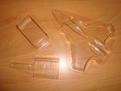 Transformers G1 SKYWARP/STARSCREAM/THUNDERCRACKER REPRO BUBBLE/CARD INSERTS Tray