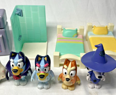Bluey Toy Lot Action 13 Figures 2 Vehicles 6 Pieces Furniture Moose Toys