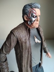 NECA Terminator Genisys T-800 & T-1000 Guardian Battle Damaged CUSTOM LOT U.S.A