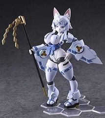 Polynian Lily Non-scale PVC ABS Action Figure 130mm Daibadi Japan White Fox