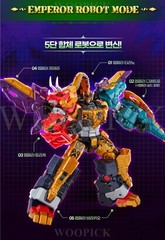 Miniforce Dinoid Warrior REX KAISER EX + DINO EMPEROR EX Transformer Robot 2026