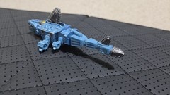 RARE Dinotrux Diecast Aquadon Shark Blue Metal Vehicle Dinosaur Die-Cast Aquatic