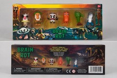 Brain Rot 6 Figure Collectible Toy Set – Funny Meme Characters – New in Box
