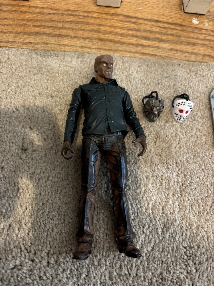 NECA Freddy vs Jason Ultimate Jason Voorhees Action Figure AND ACCESSORIES
