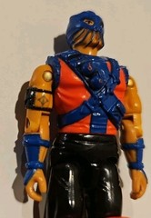 Gi Joe RED NINJAS figure v1 original 1993 Ninja Force Battle Ax Vehicle driver