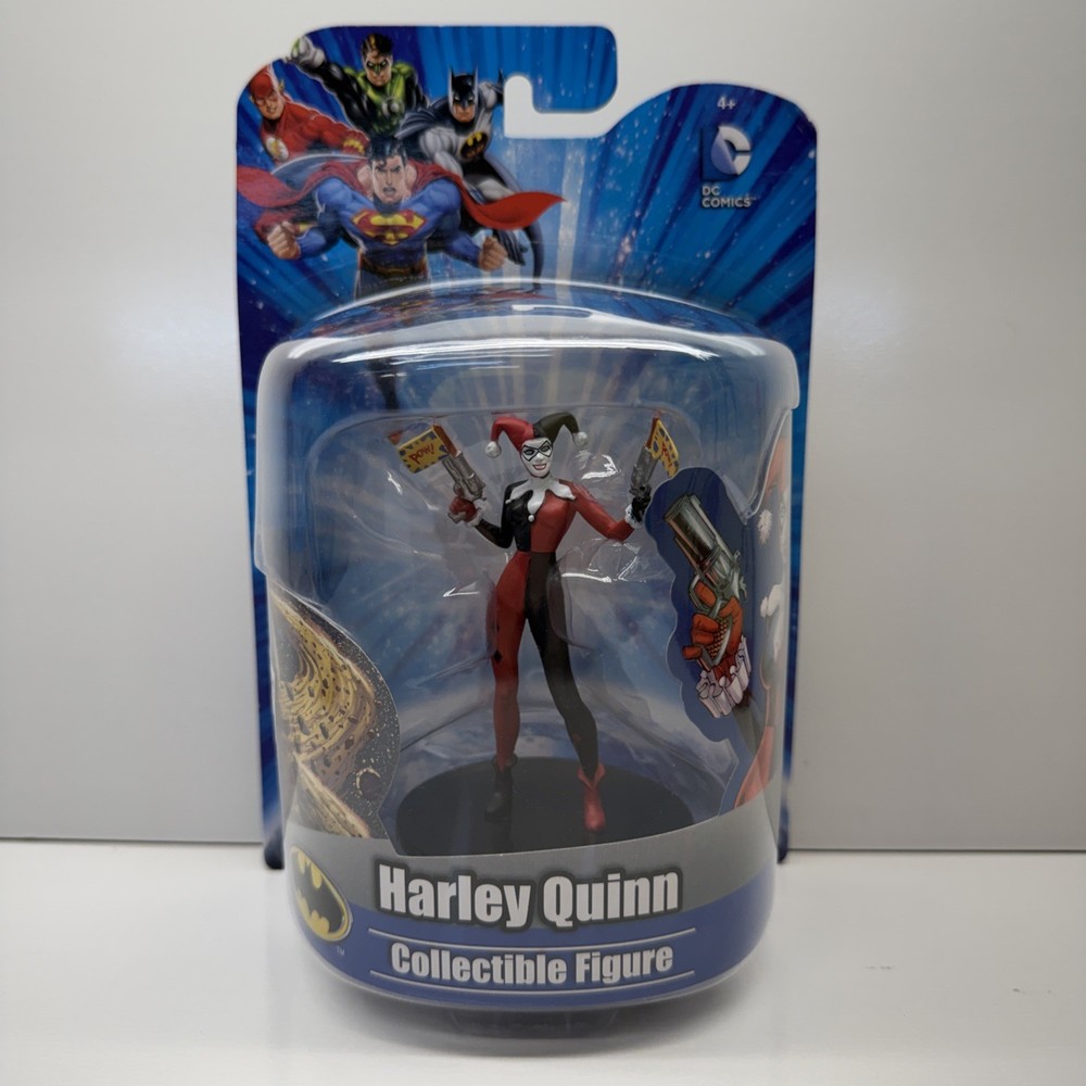 HARLEY QUINN 4″ COLLECTIBLE FIGURE DC Comics MONOGRAM International NEW SEALED