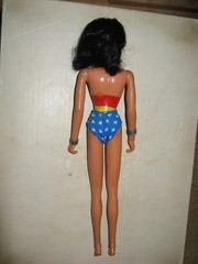 Mego Vintage 12” 1976 Wonder Woman Lynda Carter, Costume, Navy Dress