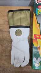 Mighty Morphin Power Rangers Sound Effect Gloves White and Blue Rangers