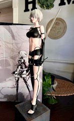 19 Inch YorHa Nier Automata A2 Battle Damage 1/4 Sexy Anime Figure New In Box