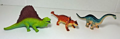 Lot of 9 Dinosaur Toy Animal Figure Tyrannosaurus Rex Stegosaurus Triceratops