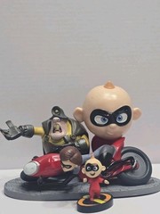 Incredibles Lot Of 4 Mr. Incredible Disney Store London Figure + 3 more