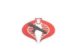 Sonic Man Robot Cop Gray Lazer Gun Rifle Weapon 1990 Original Accessory Light Up