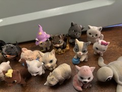 Kitty Puppy Zoo In My Pocket Assorted 34 Flocked Figures Used