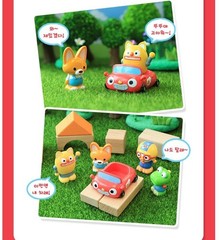 Pororo Friends Finger Puppets Figure Set Kids Role Play Toy Wonderkid NEW