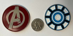 Ironman 2″ Medallion Challenge Coin, Antique silver