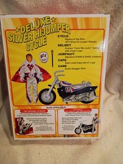 Evel Knievel Deluxe Silver High Jumper Cycle new