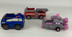 Paw Patrol Bundle Figures Vehicle Lot Skye Chase Police Marshall Fire Truck