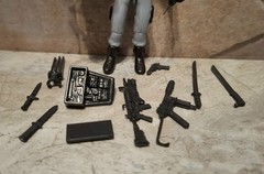 GI Joe Black Major Custom Snake Eyes X Firefly Mashup Cobra 3.75″ O-RING