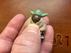 Vintage Kenner 1980 Star Wars Yoda HK COO Smile Factory w/ Match Accessories