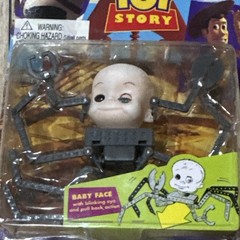 Thinkway Toys Toy Story Babyface Spider Action Figure Gray Beige Plastic