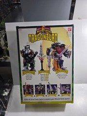 DRAGONZORD Mighty Morphin Power Rangers 1993 Bandai w/ Green Ranger deluxe vtg