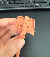 Unpainted Resin 3D Printed Axe Weapon Model For DIY Terminator Action Figure