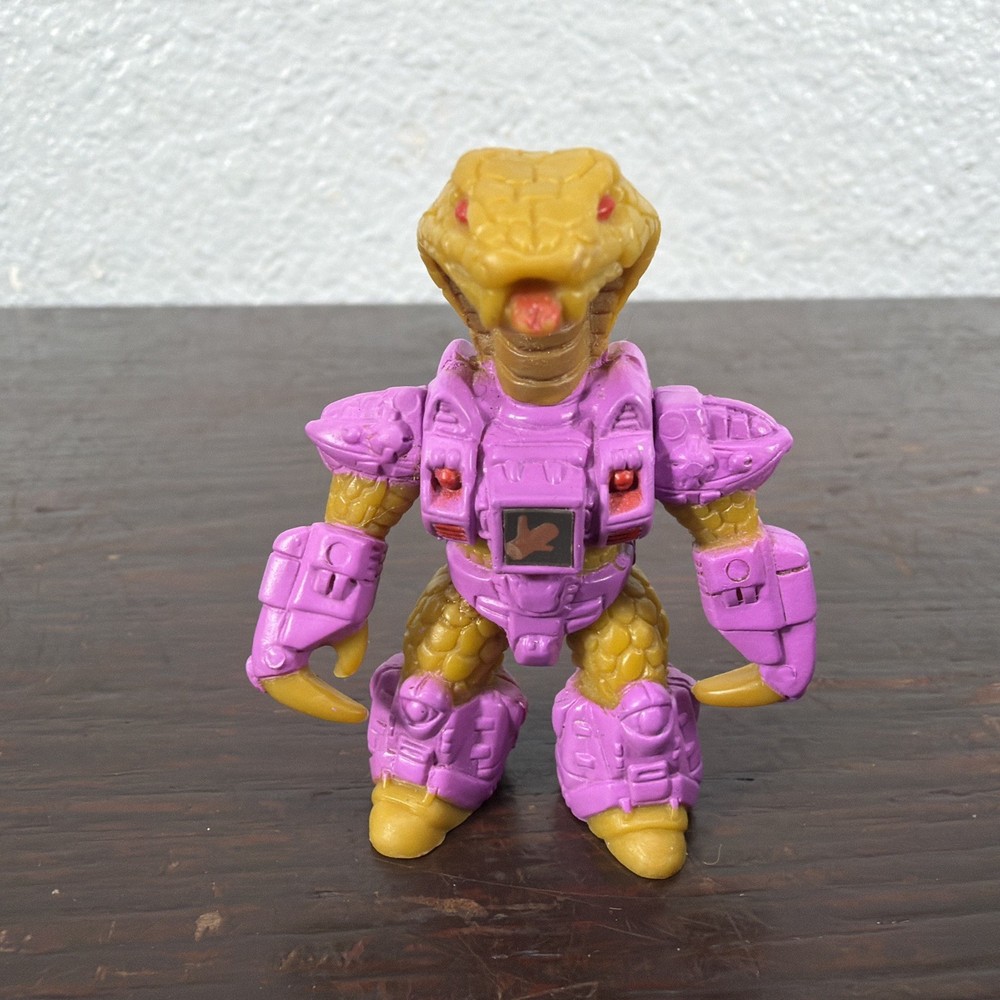 Takara Battle Beasts King Cobra #59 Action Figure Wood Rub
