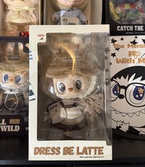 POP MART The Monsters LABUBU Dress be Latte Vinyl Plush Doll | Authentic In Hand