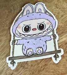Pop Mart The Monsters Timber Workshop Labubu Purple