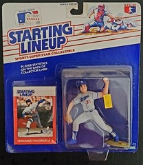 Lot of 6 1988-1994 L.A. Dodgers Starting Lineups Guerrero Valenzuela Hirshiser +