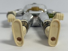 Vintage Mighty Morphin Power Rangers Silver Chrome Ranger Action Figure 1995