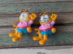 1980’s Vintage Lot of 14 Garfield Figures PVC Odie by Jim Davis