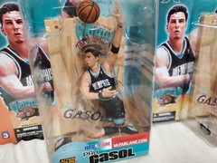 Memphis Grizzlies Pau Gasol Figure Sers 3 McFarlane NBA 2003 RARE VARIANT +Regul