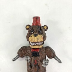 FREDDY FAZBEAR Minecraft Figure Animatronic Five Night At Freddy MEXICAN FNAF 4″