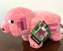 Mojang Minecraft 2023-24 Various Plush Toys Lot-Steve, Pig & Baby, Bee, Sheep